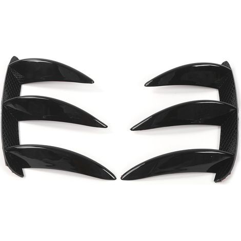 2x Déflecteurs d'air pare-chocs arrière Canard Splitter pour Mercedes Classe A W176 AMG Line (2013-2018) (1/5)