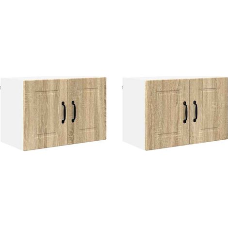 Meuble mural de cuisine,Armoire de cuisine 2 pcs Chêne Sonoma 60 x 31 x 40 cm CFW93357 (1/5)