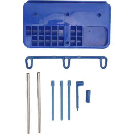 Sewing Machine Spool Stand Blue Household Plastic Material Easy Assemble Disassemble Store Sewing Supplies (1/5)