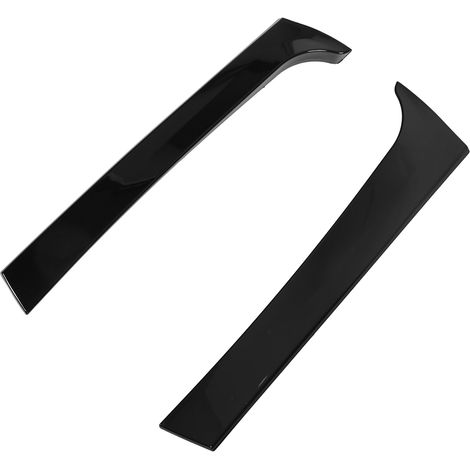 Paire de spoilers latéraux de lunette arrière, aileron canard, déflecteur, garniture ABS noir brillant, remplacement pour MK2 2017+ (1/5)