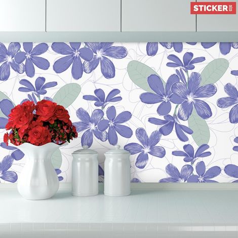 Crédence Adhésive Violette 300 x 60 cm (1/4)