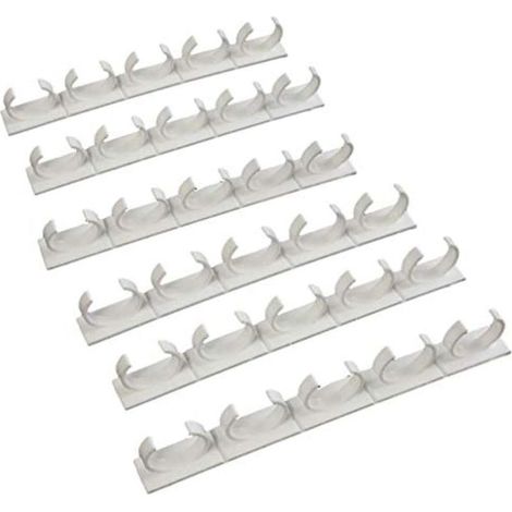 Gewürzclips, 30er-Packung, Gewürzclip-Organizer für 30 Gewürzgläser – Vorratskammer- und Schrankorganisation, 3M-Klebe-Gewürzregal