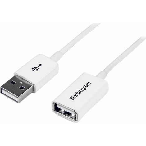 Startechcom USBEXTPAA1MW cavo di prolunga USB bianco 1 metro (1/3)