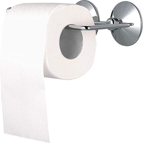 MSV Porte Rouleau Papier WC ou Serviettes Mural Chrome