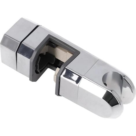 1 support de pommeau de douche chromé 15-30 mm, barre de douche coulissante, support de douchette réglable (argenté) (1/5)