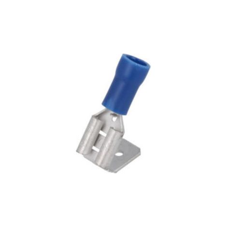 Klemme Faston männlich-weiblich 6,3mm vorisoliert blau St-020/b