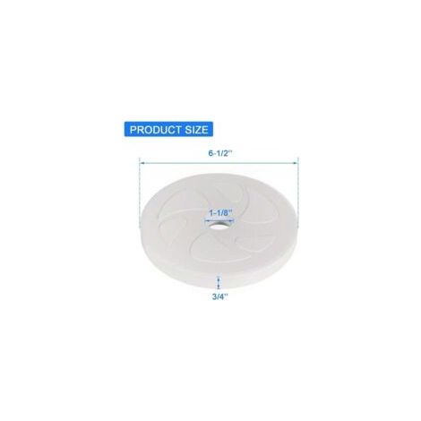 Ruota di ricambio grande C6 compatibile con pulitore per piscine Polaris 180/280 C-6 (confezione da 2) - Crezuo