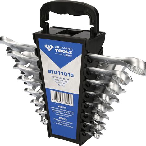 BRILLIANT TOOLS Jeu de clés mixtes 15 pcs. - BT011015 (1/5)
