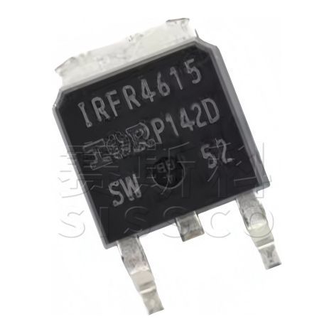IRFR4615TRLPBF, IRFR4615 TO-252 screen printed, N channel MOSFET 150V 33A, original electronic component chip, 5 pieces per pack.