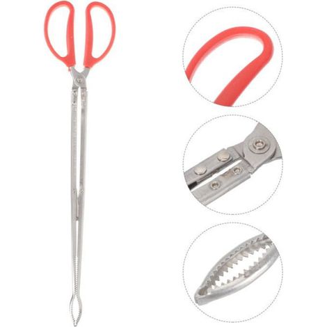 Pince à bois de chauffage pour camping, robuste, en acier inoxydable (1/5)