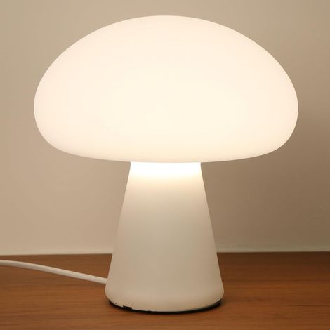 Lampe de table en forme de champignon, 3 couleurs de lumière (froide, neutre, chaude), ampoule incluse Design moderne, idéal pour salon, chambre (1/5)