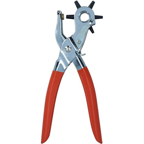 CSPARKV Handlocher, Lederstanzzange, Gürtelstanzer, Locher für Papier, Karten, Gürtel, Uhrenarmbänder, Stanzer 2–4,5 mm