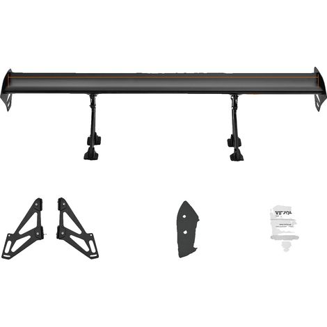 Spoiler para coche, aluminio ligero, ajuste universal, largo (1/2)