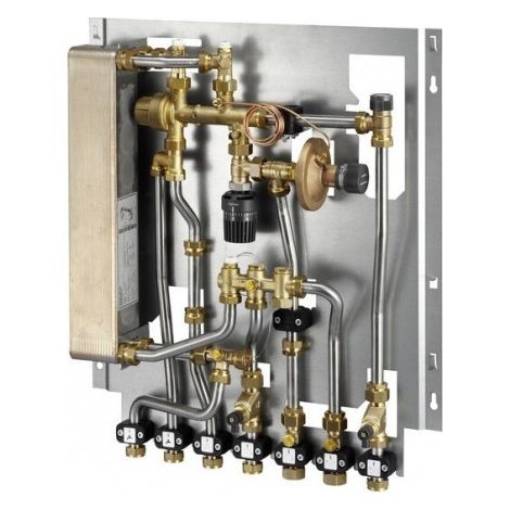 Station résidentielle OV Regudis W-HTF soudée au cuivre, circuit direct, 12 l/min
