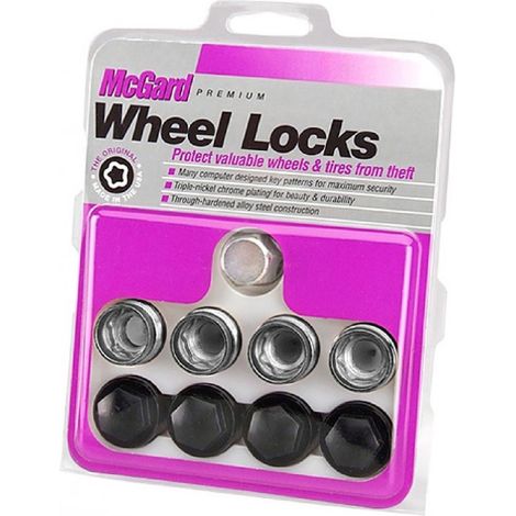 4 ecrous 25167SU 14x1.50 L22.7mm H19 - Antivol de roues 25167SU