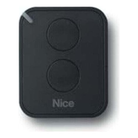Télécommande NICE FLO2RE pour Portail 2 Canaux Compatible Automatismes Nice pour Portail et Garage Fréquence 433,92 MHz avec Technologie Rolling Code