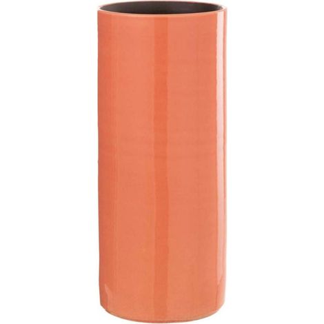 Vase Design en Céramique "Flek" 37cm Orange
