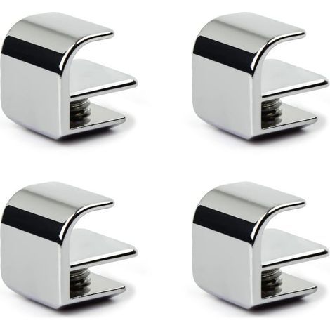 Shower Cabinet Handle for Shower Doors, Sliding Doors, No Drilling Required, Glass Clamps Can Hold Glass 3 to 6 mm Thick