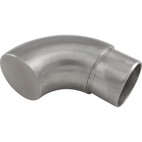 ECONOMY Handlauf Endstück für Rohr ø 42,4 x 2,0 mm,Edelstahl geschliffen V2A (1/2)