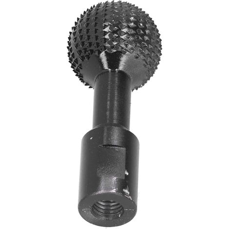 Lime sphérique à tête de meulage pour métal, outil de fraisage et de sculpture pour meuleuse d'angle, 14 mm (1/5)