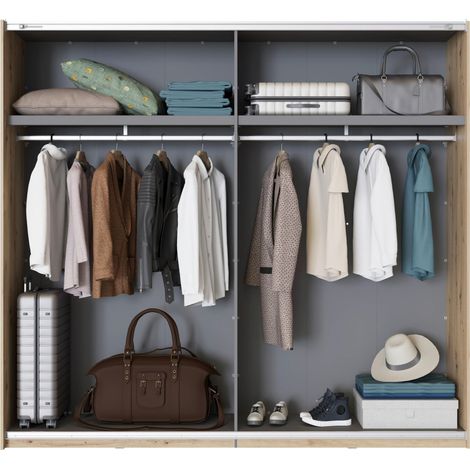 Mömax Schwebetürenschrank Gard Eiche Artisan (1/5)