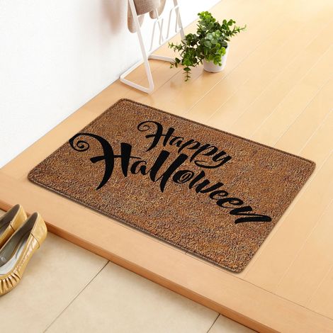 Tapis De Sol Halloween - 40 x 60 cm - Non Glissant - Pour Entrée Couloir Cuisine Salle De Séjour - Polyester (1/3)