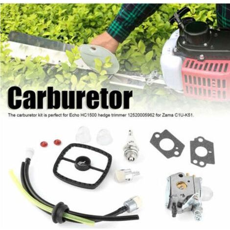 Carburateur pour taille-haie Echo HC1500 (12520005962) pour kit de réglage d'accessoires pour taille-haie Zama C1U-K51 (1/3)