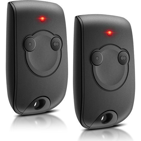 1841026 Telecommande Portail 2 Canaux, 433,42 MHz Telecommande Porte de Garage pour S0MFY 1841026, 2401539, 1841025, pour Moteur Portail Coulissant, 2PCS (1/5)