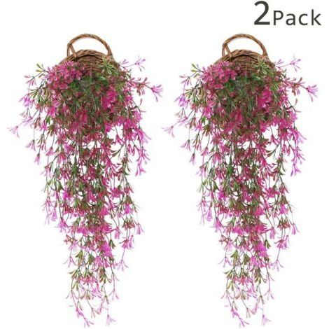 Set of 2 artificial ivy plants 78 cm – Realistic green leaves – Wedding and garden decorations – Resistant and maintenance-free (1/5)