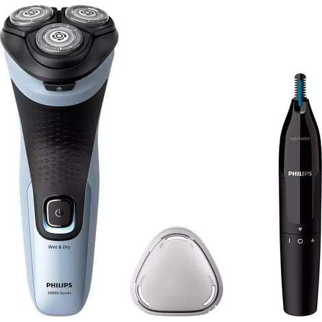 Philips Shaver 3000X Series X3003/02 Rasoio elettrico a umido e a secco