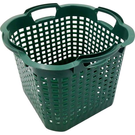 Universalkorb verschiedene Farben Wäschekorb Stapelkorb Tragekorb Gartenkorb - 25 Liter, grün