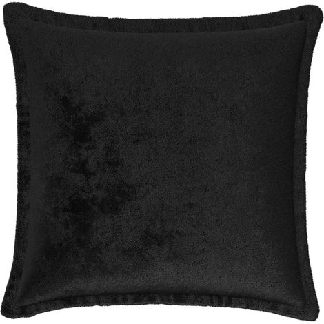 vidaXL Funda de almohada 2 pcs HOUTEN Negro 40 x 40 cm Franela (1/2)