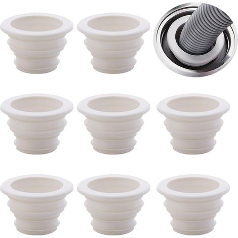 10 Pièces Bouchon D'étanchéité Déodorant, Bouchon D'étanchéité de Tuyau D'évacuation, Tuyau Bouchon D'étanchéité, pour Cuisine, Salle de Bain, Lave-Linge, Évier