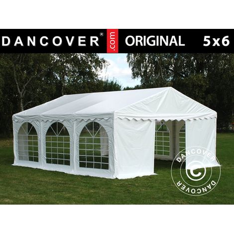 Tente de réception Original 5x6m PVC 900, Blanc (1/5)