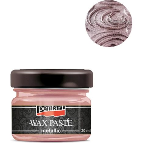 Pasta di cera metallizzata color oro rosa 20 ml