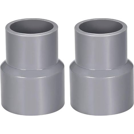 PVC DWV Hub 40 Pipe Reducer Grey 32mm x 40mm Socket 2Pcs (1/3)