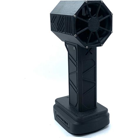 700-W-Handventilator mit Luftkanal, 50-mm-Bürstenlosmotor, 1000 g Schubkraft, Auto-Tastaturreiniger, kompatibel mit Dewalt/Makita 16,8–21-V-Akkus