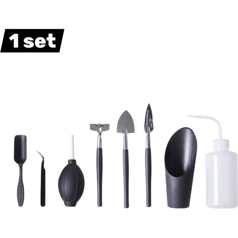 Kit d'outils pour plantes succulentes - Mini-outils de jardinage - Transplantation et rempotage des plantes d'intérieur - Entretien des cactus et des plantes succulentes (1/5)