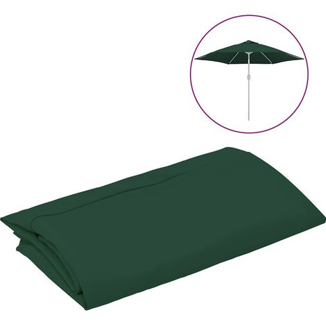 Maison Exclusive - Tela de repuesto para sombrilla verde 300 cm (1/5)