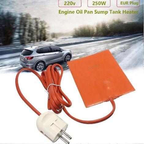 Heizmatte für die Motorölwanne, europäischer Stecker, 220 V, 250 W, aus Silikon. (1/3)