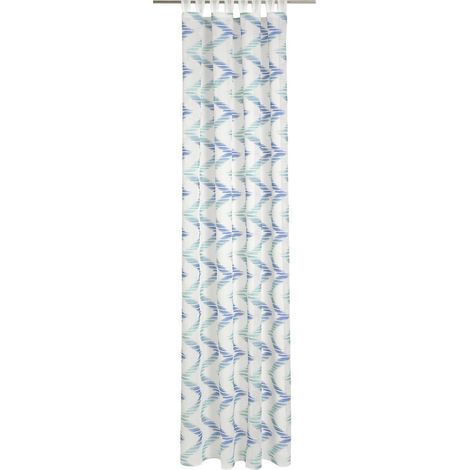 Deko Trends Montana 6236780 57 Passanti, Tessuto, 245,0 x 140,0 x 245,0 cm, colore: bianco/blu/turchese (1/4)