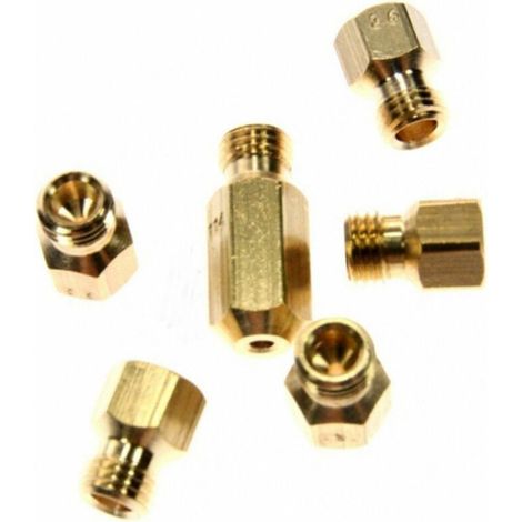 Jeu d'Injecteurs, gicleurs gaz naturel d'origine (50296300002) Four, cuisinière ARTHUR MARTIN,, ELECTROLUX, FAURE, PROGRESS, ZANKER, ZANUSSI