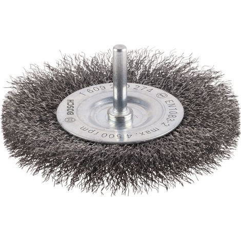 Bosch Brushing PRO Metal clean Wire Wheel Straight Shank 100 x 0.2 mm 1609200274