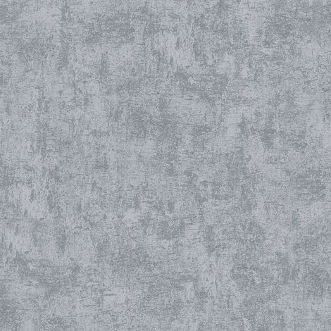 Papier peint effet béton brut gris moderne Tapisserie grise tendance pour chambre adulte Papier peint intissé idéal couloir aspect béton (1/8)