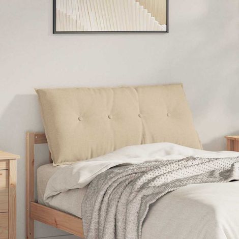 Rückenkissen Creme 100 x 19 x 50 cm Stoff