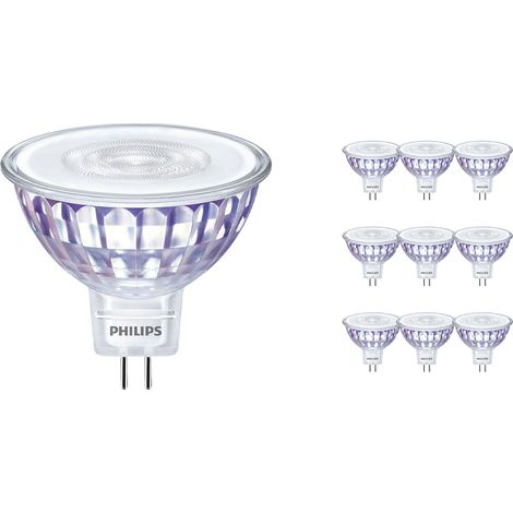 Lot 10x Philips Corepro LED Spot GU5.3 MR16 7W 621lm 36D - 830
