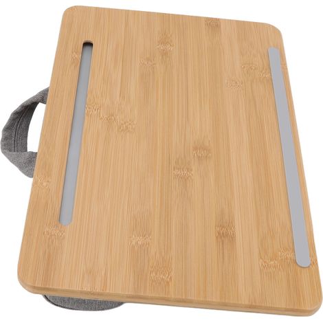 Multifunktionaler, tragbarer Laptopständer, ideal für Bett, Sofa oder Sessel, Format 42 x 27,5 cm. Kompakte Abmessungen. (1/5)