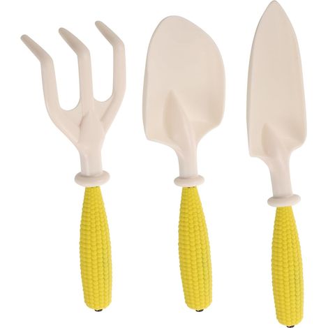 Kit Outils Jardinage de Plantation, Pelle et Râteau en Plastique (1/5)