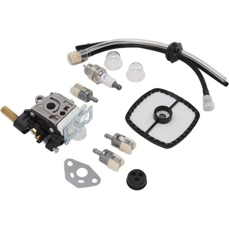Carburateur PE200 PE201 Kit avec Bougie d'Allumage et Filtres en Aluminium - Raccord pour PPF210 PPF211 (1/5)