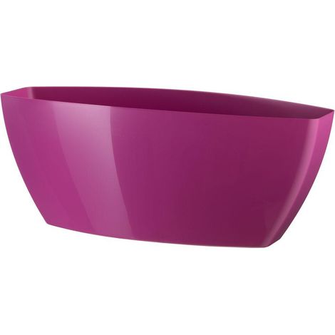 Outdoor rechteckige Kunststoffvase ''Sunrise Colour'' für Blumen und Pflanzen. -Peonia